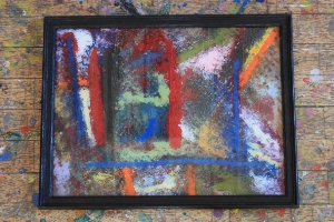 "Morgenlieder" ist der Titel der Ausstellung von Hinterglasmalereien der Künstlerin Anna Maria Mayr