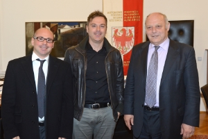 Der neue Direktor des Arbeitsförderungsinstitutes AFI Stefan Perini und AFI-Präsident Elmar Aichner haben heute LH Durnwalder ihre Aufwartung gemacht