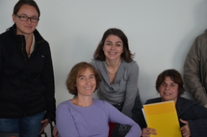 Wie wohnen Menschen mit Behinderung? Bezirksverantwortliche Michaela Wanker (Gröden), Imma Mair (Bozen), Johanna Marsoner (Kurtatsch), Renate Perkmann (Meran).