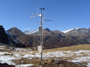 Das neue Schneemessfeld auf der Fadner Alm in Weißenbach im Ahrntal.