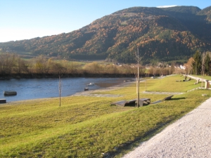 Nach einem Jahr Arbeit vor wenigen Wochen abgeschlossen: der Flusspark Ahr St. Georgen.