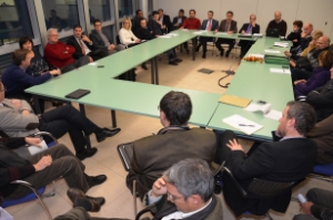 Großes Interesse: LR Theiner und dessen Ressortspitze haben heute die Folgen der Spending Review im Gesundheitsbereich erläutert