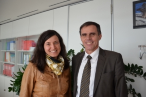 La nuova direttirce con l'assessore Richard Theiner