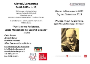 "Poesia come Resistenza": Die Einladung zur Buchvorstellung