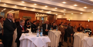 Beim "Forum Café" gab Primar Pycha Führungskräten des Landes und der Schulen Impulse zur Zufriedenheitsübung