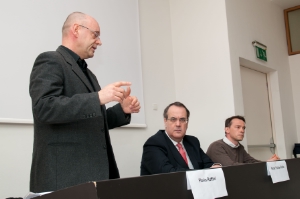Flavio Ruffini, LR Pichler Rolle und Frank Weber. Foto: DiKom/ohn.