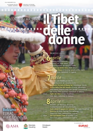 "Tibet der Frauen" beginnt an diesem Samstagnachmittag an der Eurac.