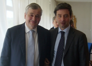 Landesrat und Neo-Minister: LR Mussner mit Minister Orlando heute in Rom (Foto: LPA/Stefan Premstaller)
