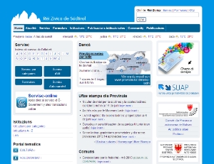 www.provinzia.bz.it: das Bürgernetz auf ladinisch.
