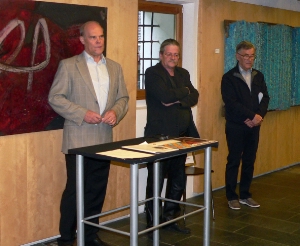 Ausstellung  "Untertage" von Peter Kaser im Kornkasten Steinhaus