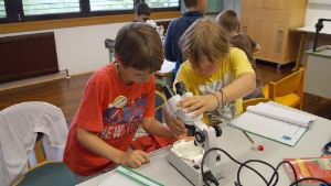 Mit Feuereifer waren die Grundschulkinder wieder bei der Sommerakademie "Sapientia ludens" dabei.