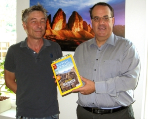 Georg Tappeiner (links) mit Landesrat Pichler Rolle. Foto: Raumordnungsressort.