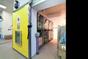 Versuchslagerzelle am Versuchszentrum Laimburg