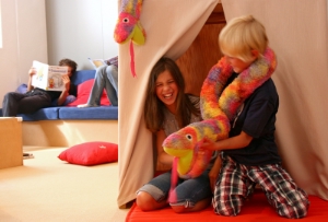 Der Familienraum im Archäologiemuseum in Bozen ist am 15. August geöffnet (FOTO: © Südtiroler Archäologiemuseum)