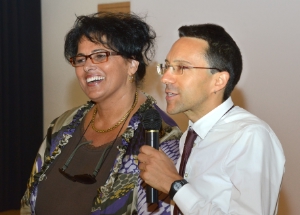 LR Tommasini und Schulamtsleiterin Minnei. Foto:DiKOM/Pertl.