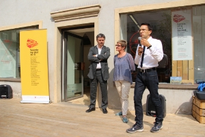 Gemeinsam für die Kulturhauptstadt: LR Tommasini hat heute das Atelier Europa eröffnet (Foto: DiKom/mb)