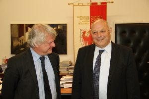 Banca-d'Italia-Vizechef hat mit Südtirols Landeshauptmann über das Bankenwesen und Schulkooperationen gesprochen