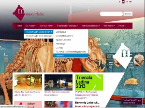 Mit neuem Kleid und neuen Inhalten: die Website des Museum Ladin.