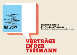 Mit einem Diskussionsabend über ein Literaturhaus endet die Reihe "Texturen" in der Landesbibliothek "Friedrich Teßmann".