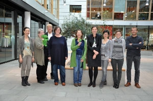 Austausch: Gertraud Gaugg (Tirol), Eva Götz, Carsten Bückner, Maria Kurz-Adam (München), Tiroler LRin Christine Baur, Silvia Rass-Schell (Tirol), Petra Frei, Sabine Krismer (Amt Familie, Frau, Jugend), Reinhard Stocker-Waldhuber (Tirol).