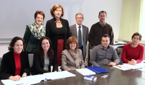 LRin Kasslatter Mur (2.Reihe, 2.v.li.) trifft Hochschulbeirat: