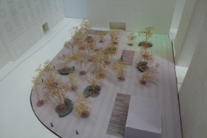 Die Projekte zur Gestaltung des Platzes vor dem Universitätsgebäude im Zentrum von Bozen - im Bild das Siegerprojekt von Architekt Stanislao Fierro - können jetzt besichtigt werden.