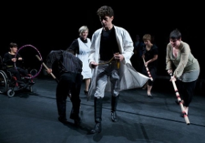 Besondere Theatervorstellungen haben in diesen Tagen die Studierenden der Fachschule für Sozialberufe "Hannah Arendt" besucht