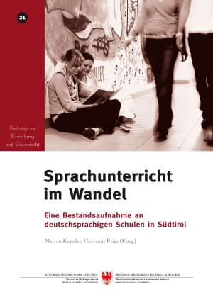 Das Cover der Publikation zum Sprachunterricht an den deutschsprachigen Schulen im Lande