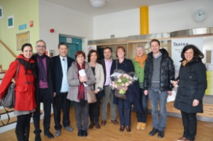 Stippvisite von LRin Stocker in der Geschützten Werkstatt Trayah in Bruneck