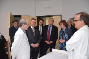 LRin Martha Stocker im Krankenhaus Sterzing