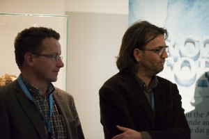 Die beiden Kuratoren der Ausstellung Hubert Steiner (l.) und Andreas Putzer