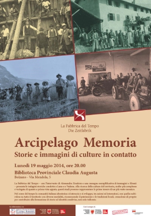 Auf den "Archipel der Erinnerung" lädt die italienische Landesbibliothek "Claudia Augusta" am Montag, dem 19. Mai, abends.