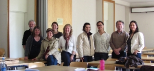 Länderübergreifendes Fachleutetreffen zu "Migration und Sprache" in Fribourg: mit dabei die Mitarbeiterin des Landesamtes für Weiterbildung, Sonja Logiudice (Sechste v. links)