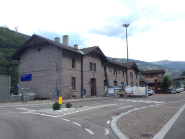 Baustelle: Derzeit wird der Waidbrucker Bahnhof saniert