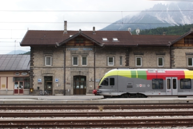 Der Bahnhof Innichen.