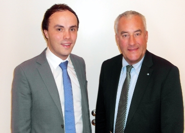 Landesrat Philipp Achammer (links) mit Bayerns Staatsminister Ludwig Spaenle