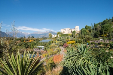 Herbstlich geschmückt erwarten die Gärten von Schloss Trauttmansdorff an diesem Sonntag ihre Gäste beim "Gartenherbst"-Aktionstag.