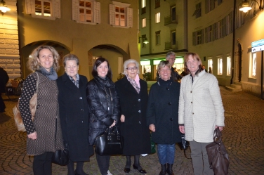 LRin Stocker hat heute mit den Vereins-Verantwortlichen auf die Gewalt an Frauen aufmerksam gemacht