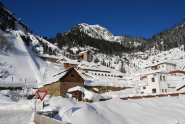 BergbauWelt Ridnaun Schneeberg im Winter
