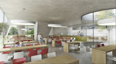 Das Siegerprojekt (Innenansicht) von Wolfgang Simmerle aus Bozen (Foto: W. Simmerle)
