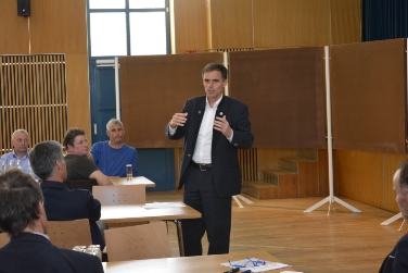 Um die Zukunft des Nationalparks Stilfser Joch ging es kürzlich bei einem Treffen mit LR Theiner in Prad./Foto LPA