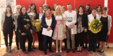 Gruppenbild mit Herrn: Die Absolventen der Zusatzqualifikation Dementenpflege