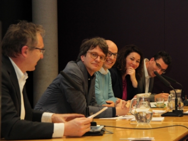 Sie stellten die neue Mobilitätskultur der Europaregion vor: (vl) Raffaele De Col, Alexander Jug, Günther Burger, Ingrid Felipe, Matthias Fink - Foto: LPA/EVTZ E. Aichner