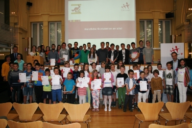 Die besten Mathematik-Kängurus 2015 - Foto: LPA/Susanne Gasser