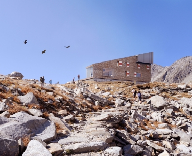 Die geplante neue Edelrauthütte