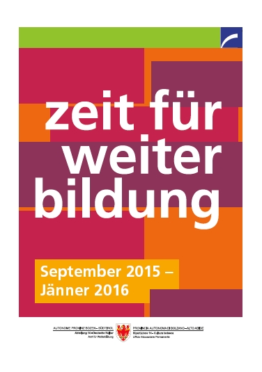 Wer Zeit für Weiterbildung hat, wird in der neuen Kursbroschüre des Landesamtes für Weiterbildung fündig.