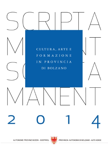 Das Titelblatt von "Scripta Manent 2014"