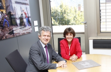 Antrittsbesuch von Generalkonsul Wolfgang Spadinger bei LRin Waltraud Deeg./Foto LPA kl