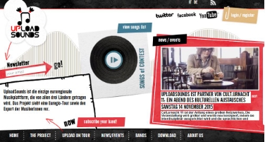Jugendmusikcontest Uploadsound: Alles Wissenswerte gibt es auf der eigens eingerichteten Webseite