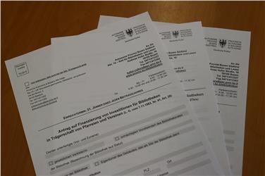 Antrag auf Finanzierung von Investitionen für Bibliotheken